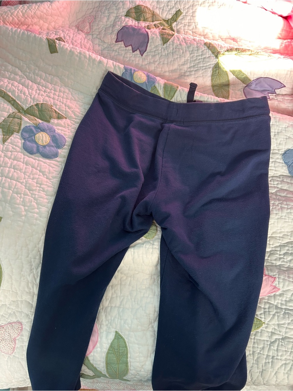 GAP Navy Blue Knee-length Sweatpants with Drawstring - Picture 2 of 2